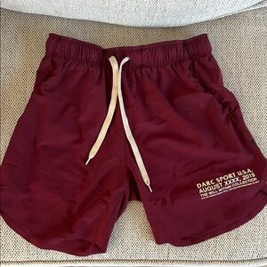 Darc Sport Men's Red Shorts Size M
